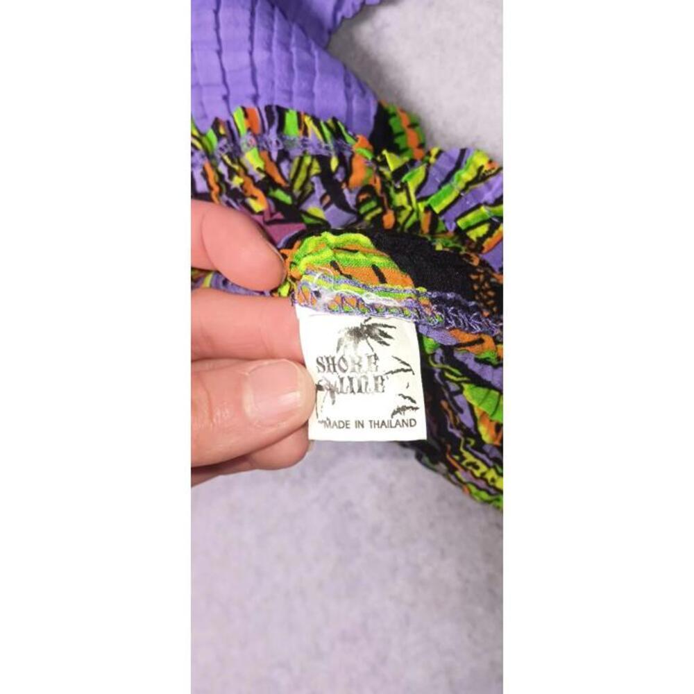 Shoreline Bohemian Women Crepe Texture Womens Size Medium Purple Sleeveless - Picture 2 of 11